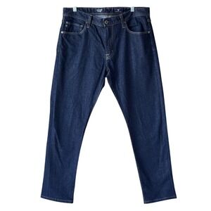 ADRIANO GOLDSCHMEID The Everett Slim‎ Straight Jeans Dark Stretch Denim Sz 34x32